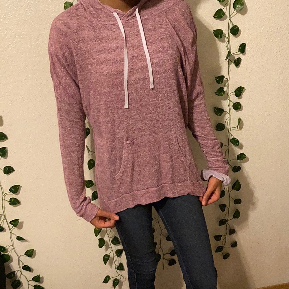 LIGHT PURPLE THIN HOODIE
